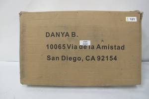 lot 121 image: 44.5 x 27.6 Tiered Horizontal Industrial Pipe Wall Shelf BrownBlack - Danya B.