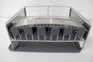 lot 127 image: KitchenAid Stainless Steel Compact Dish-Drying Rack