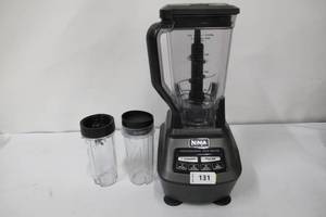 lot 131 image: Ninja - 1500 Watt Blender with 72-Oz. Pitcher - Black