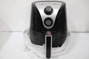 lot 136 image: Insignia - 3.4qt Analog Air Fryer - Black