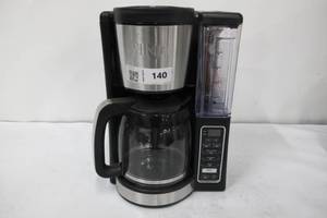 lot 140 image: Ninja 12-Cup Programmable Black Drip Coffee Maker