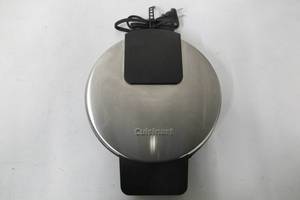 lot 141 image: Cuisinart Round Classic Waffle Maker- Silver