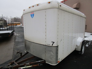 lot 107 image: INTERSTATE ENCLOSED TRAILER
