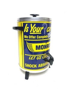 lot 13 image: Vintage Auto Dealership MONROE Shock Absorbers Advertising Coffee Maker