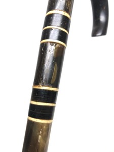 lot 18 image: Vintage Genuine Bone Walking StickCane