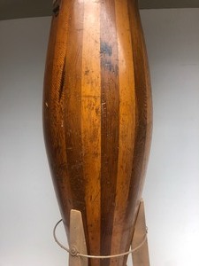 lot 56 image: Large Vintage Bongo Drum wStand
