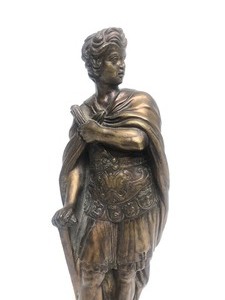 lot 57 image: Antique Brass Bronze Figural Sculpture