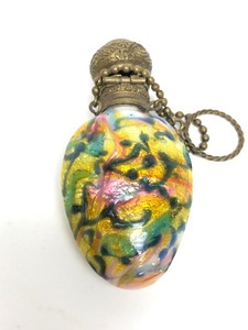 lot 73 image: Antique Enameled Glass Small Vessels