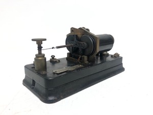 lot 87 image: Antique J.H BUNNELL & Company Brass Railroad Telegraph Key