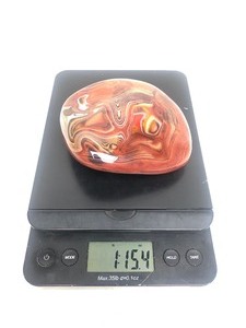 lot 137 image: Beautiful Large Polished Agate - Just Under 2lbs
