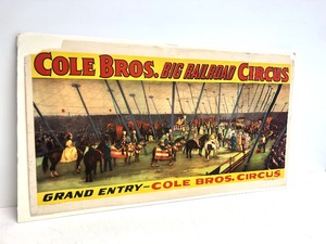 lot 147 image: Original 1941 Cole Bros. BIG RAILROAD Circus Poster