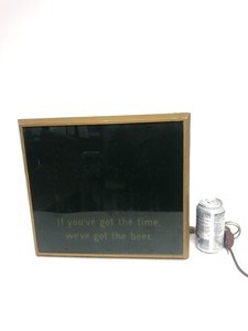 lot 157 image: Working Vintage MILLER Bouncing Ball Motion Beer Sign