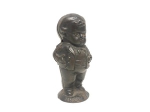 lot 174 image: Original Antique Cast Iron Middy Bank Figural Coin Bank