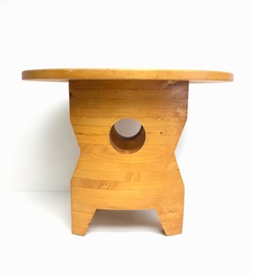 lot 188 image: 1930s-40s Art Deco Butcher Block Style Lamp Table