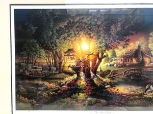 lot 225 image: Large Framed Signed Numbered TERRY REDLIN Print - The Colours of Spring