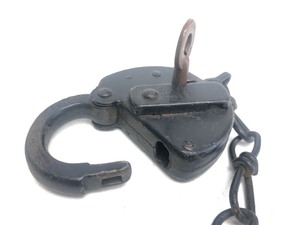 lot 229 image: Antique Railroad Lock wKey - MSTP&ampSSMRY and SW