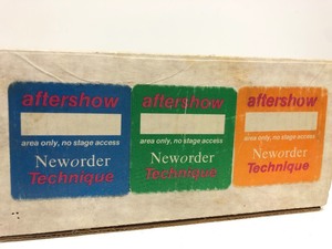 lot 245 image: Collection of Authentic Vintage Rock Concert Backstage Passes