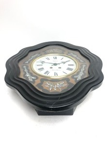 lot 264 image: Large Antique 19th Century Inlaid French Bakers Clock