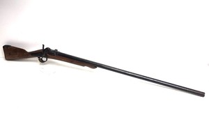lot 285 image: Antique Model 1822 French Musket Converted to (approx) 12 Gauge Breach Loading Shotgun