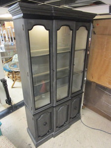CHINA CABINET, WITH INTERIOR LIGHT