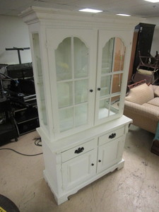 KELLER CHINA CABINET, WITH INTERIOR LIGHT
