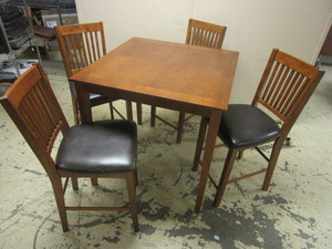 CAFE-STYLE KITCHEN TABLE, WITH CHAIRS