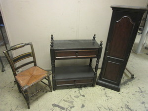 SEVEN SEAS EDITION HOOKER FURNITURE SIDEBOARD, VINTAGE CHAIR, DECORATIVE WOOD MEDIA CABINET
