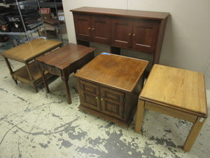 END TABLES, STORAGE CABINET