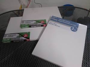 lot 24 image: (6) Artist Loft Canvass (2Ea. New...