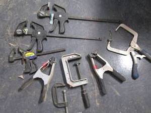 lot 92 image: Assorted Sized Clamps See Photos...