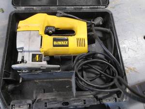 lot 106 image: Dewalt Jigsaw In Carry  Case See P...