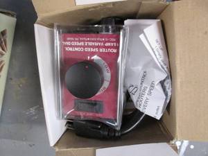 lot 122 image: Router speed control...
