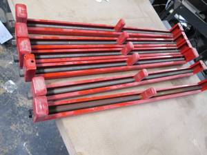 lot 143 image: (6) 26 Metal Screw Clamps...