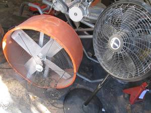 lot 164 image: (2) Fans (1) Industrial Fan, and (1...
