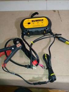 lot 22 image: 4 Amp Professional Waterproof Battery Charger by Dewalt - no packaging not used