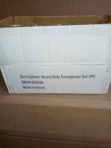 lot 41 image: Heavy Duty transporter set 5 piece - open box not used