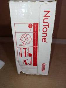 lot 72 image: 50 CFM WallCeiling Mount Bathroom Exhaust Fan by Broan-NuTone - open box not used