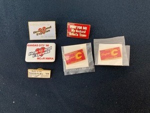 21 Railroad Related Pins & Collectibles