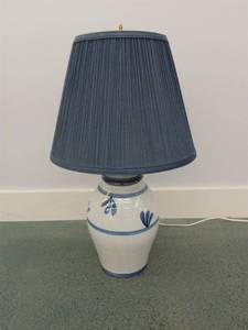 Tabletop Lamp with Ceramic Base