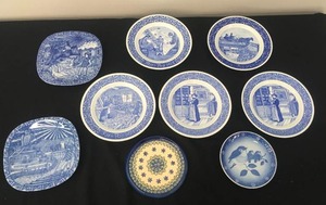 Collection of Nine Plates