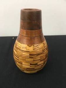 Vaughn Graber Handcrafted Wooden Vase