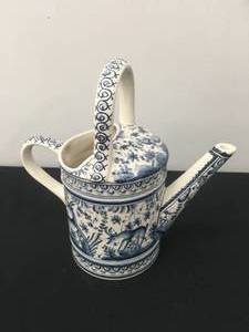 Handpainted Ceramic Watering Can