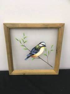 Bird Painting on Screen