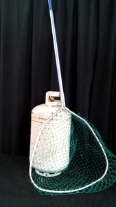 lot 41 image: 30 LB PROPANE TANK AND LANDING NET