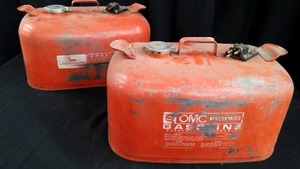lot 46 image: VINTAGE JOHNSON GAS TANK, VINTAGE OMC GASOLINE TANK