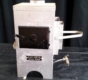 lot 51 image: NU-WAY STOVE CO ICE HOUSE STOVE