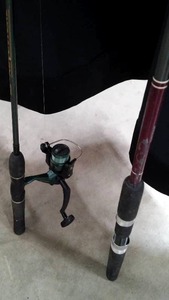 lot 55 image: SPORTFISHER ROD ZEBCO ADVENTURE ROD AND REEL