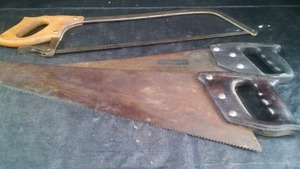 lot 91 image: VINTAGE  SAWS