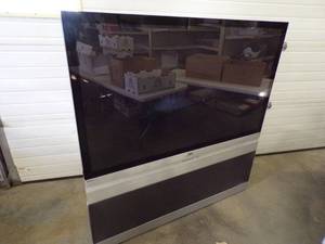 lot 1 image: RCA Sceium 65 Flat Screen TV with remote