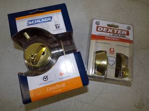lot 56 image: 2 Dead Bolt Locks